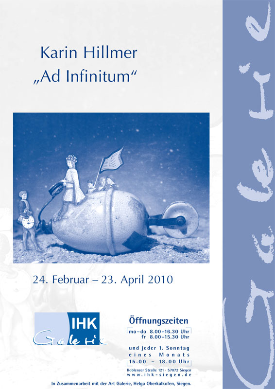 Plakat Karin Hillmer: Ad Infinitum