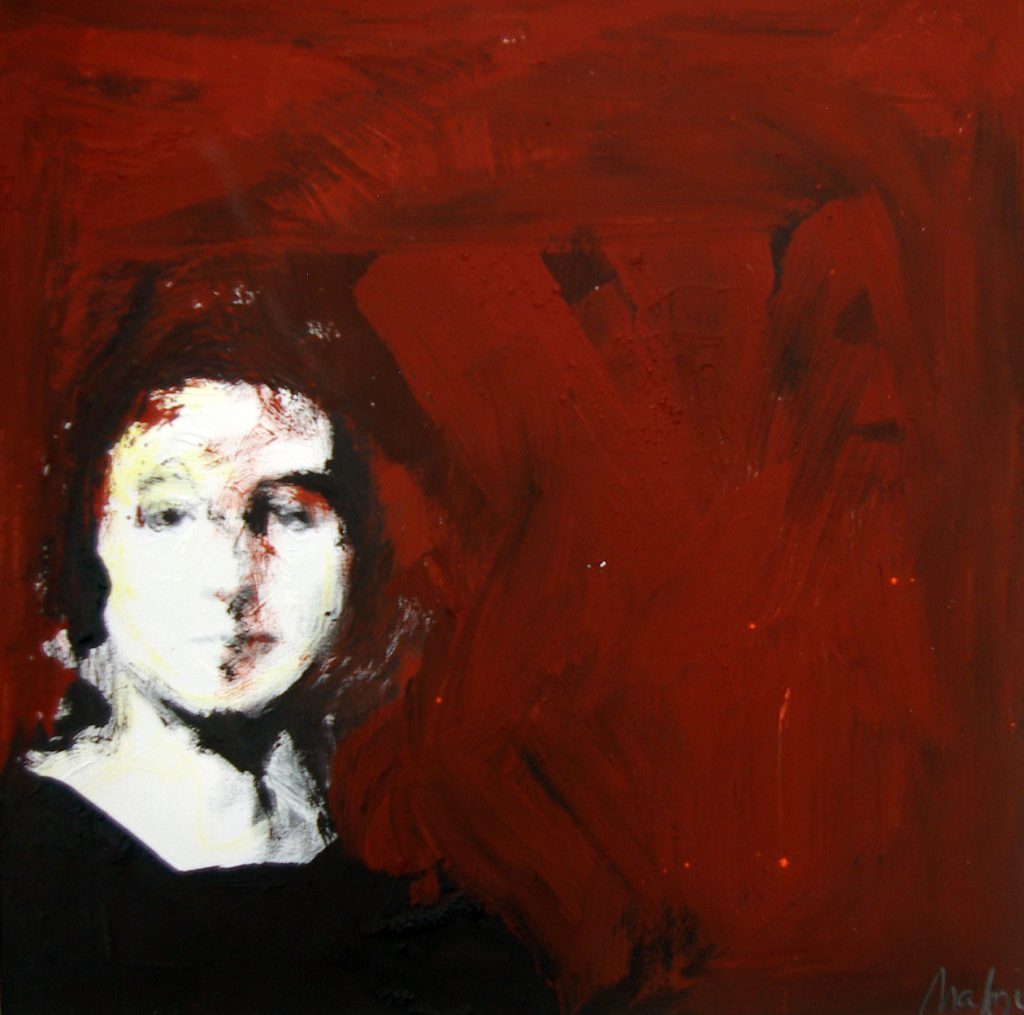 Martha Dix, 2004, 18,6 x 18,8, Acryl auf Fotokopie, 150,00 EUR (Galerie:AnMa_042) von Anke Manderbach